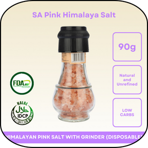 SA Himalayan Pink Salt with Grinder(Disposable)