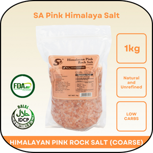 SA Himalayan Salt Coarse (1kg) + 90g Fine Pink Salt